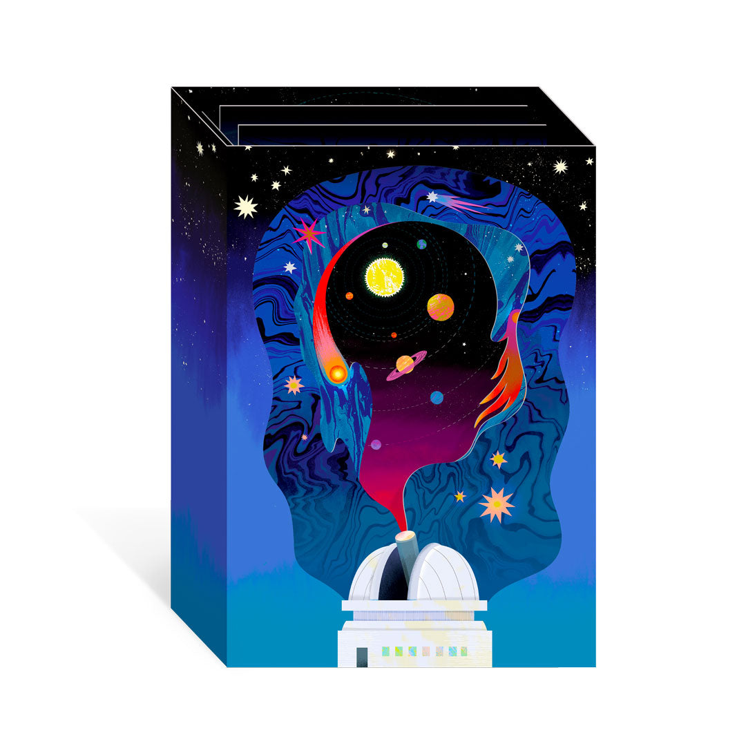 Solar System Greeting Card (3D) (13679) - ** Free Display Item **