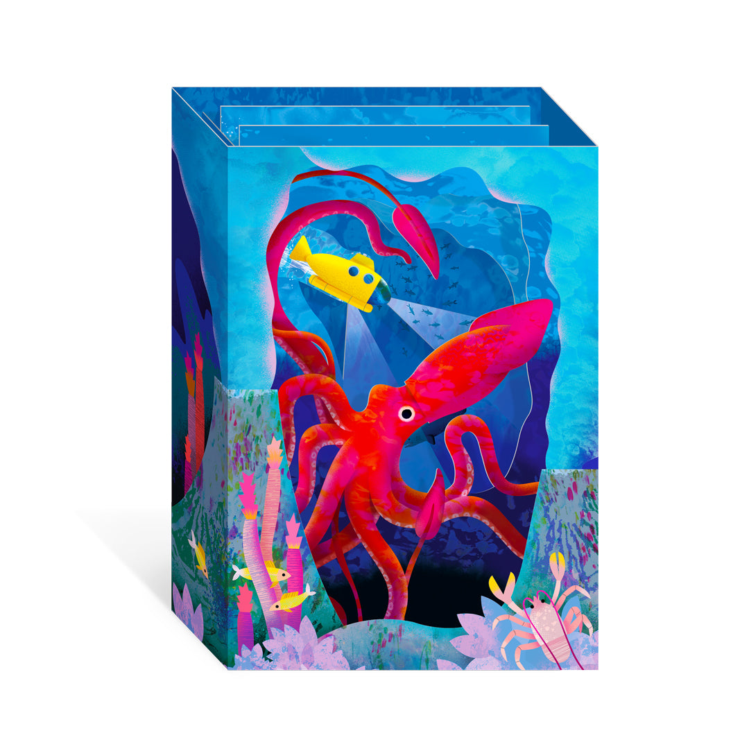Submarine Greeting Card (3D) (13682) - ** Free Display Item **