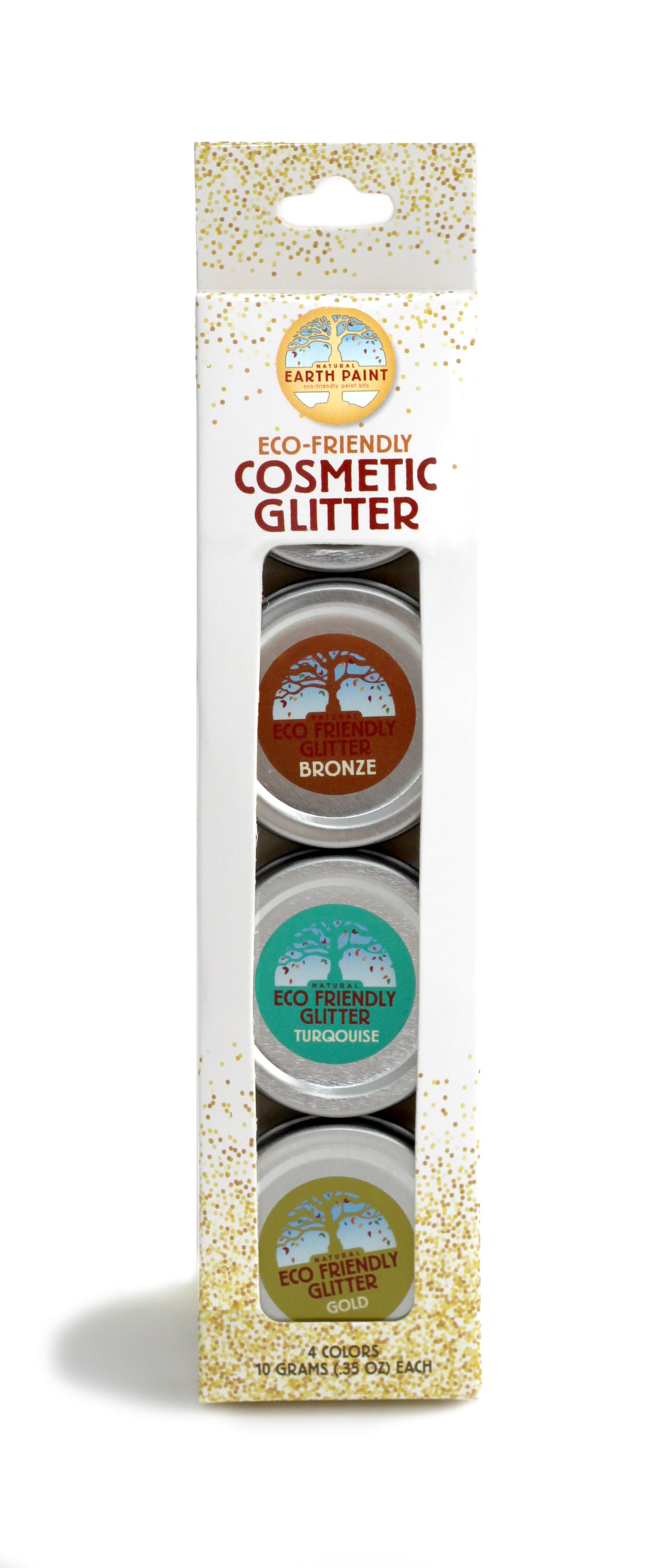 Natural Earth Paint Eco Glitter – Set of 4