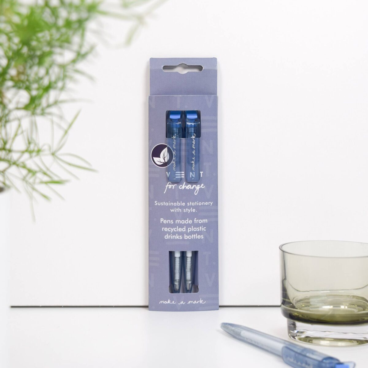 VENT Make a Mark Recycled Ballpoint Pens – Dusty Blue