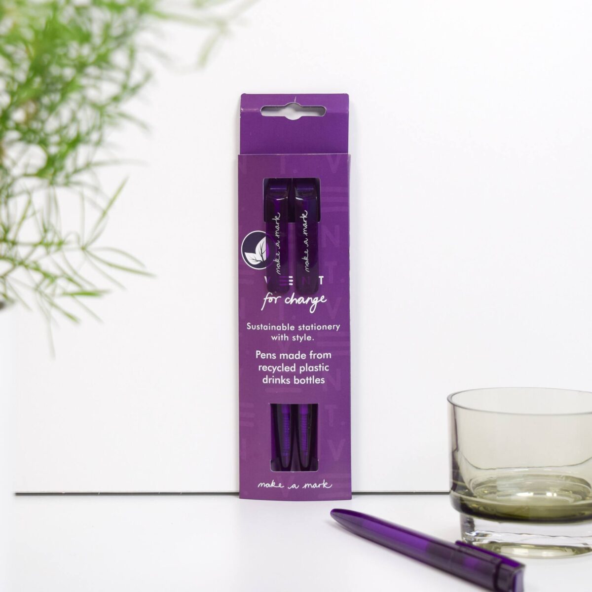 VENT Make a Mark Recycled Ballpoint Pens – Purple