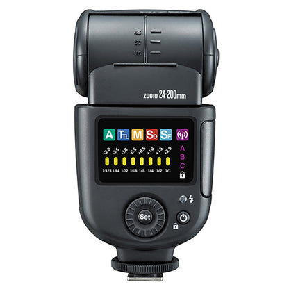 Nissin Di700 Air Flashgun rear display lit