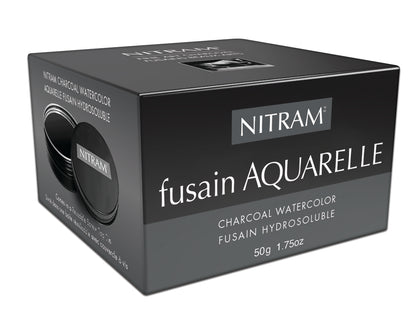 Nitram Fusain Aquarelle Water-Soluble Charcoal – 50g Tin