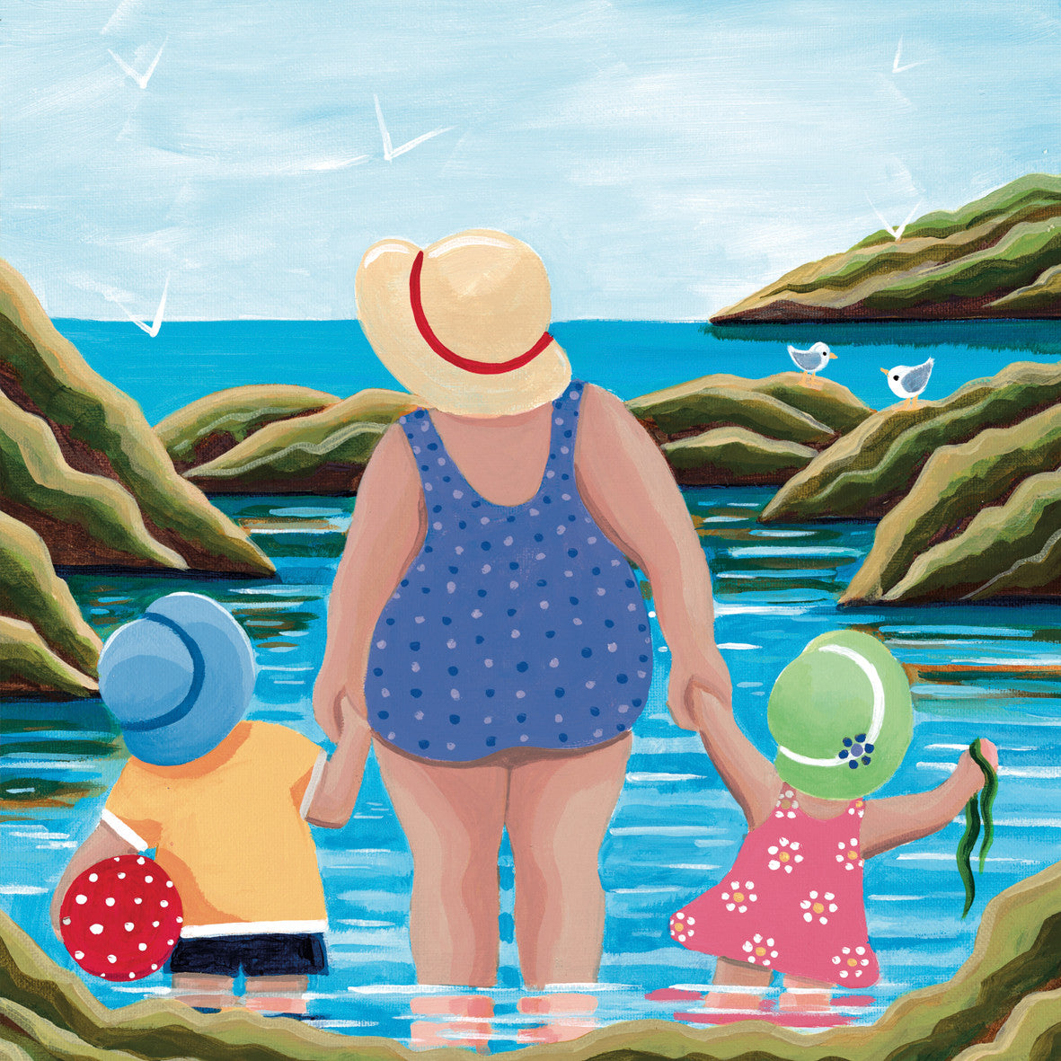 Paddling Pools Card by Nikky Corker