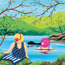 Bunty, Beryl and Margo Take a Dip Card by Nikky Corker