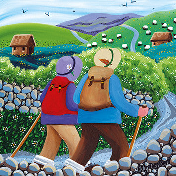 Always to the Hills Card by Nikky Corker