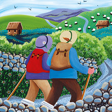 Always to the Hills Card by Nikky Corker