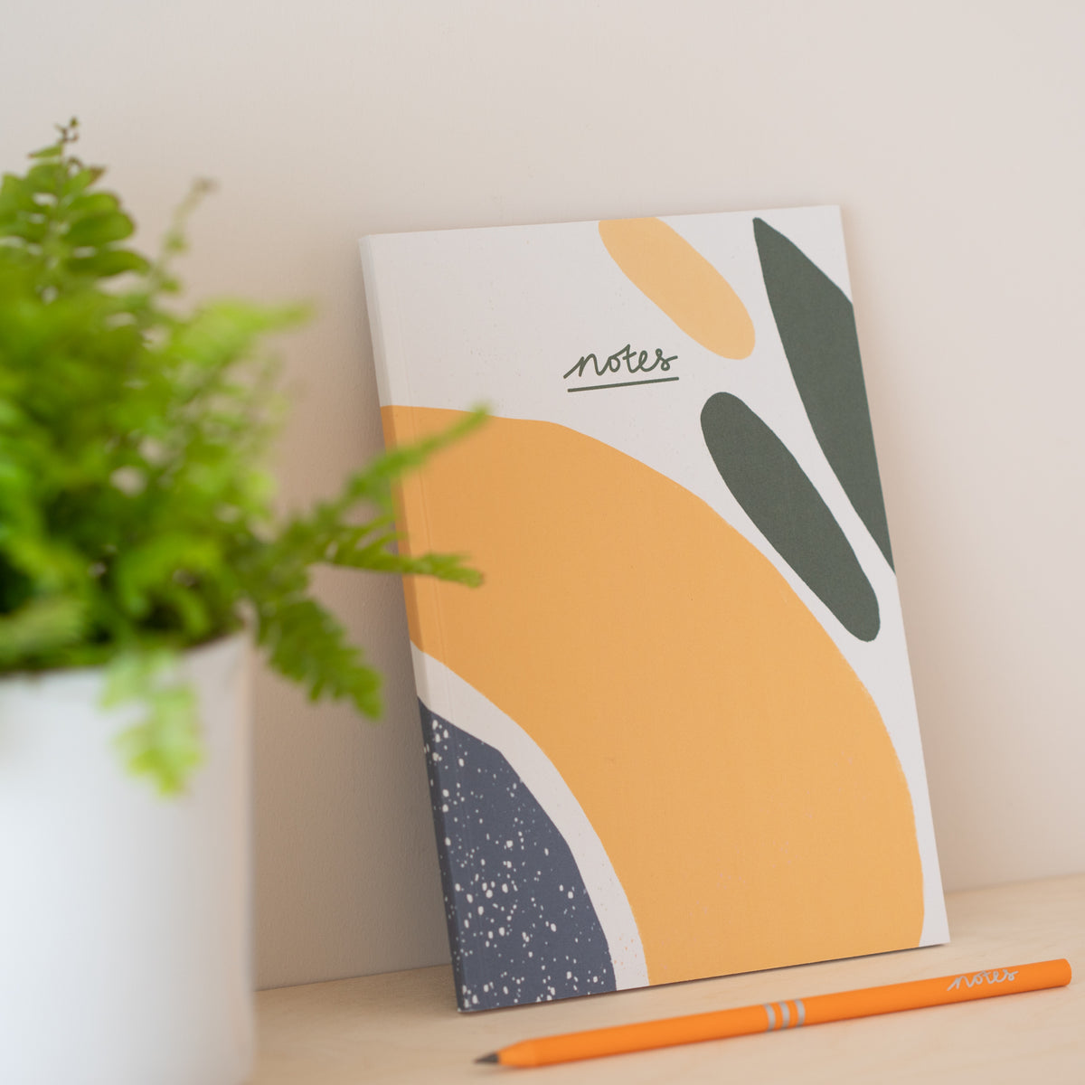 VENT NOTES Recycled Pencils, Pack of 3 – Clementine (Earth Sleeve)