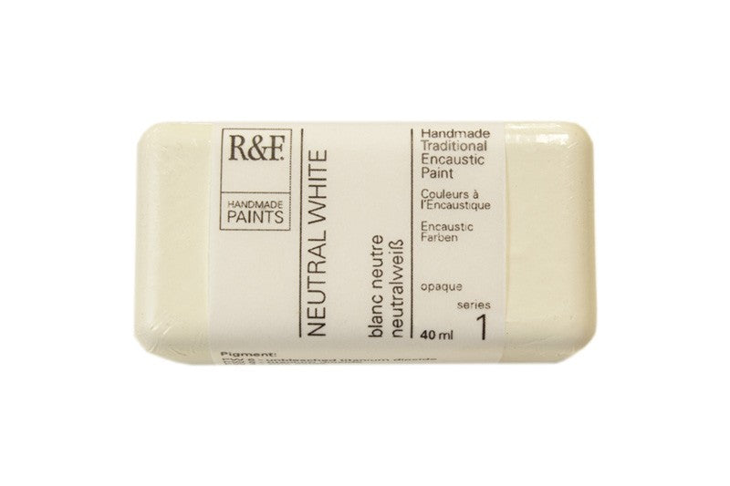 R&F Encaustic Paint 40ml – Neutral White