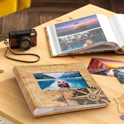 Kenro Holiday Compass travel album in use