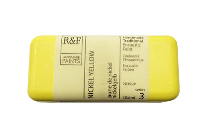 R&F Encaustic Paint 104ml – Nickel Yellow