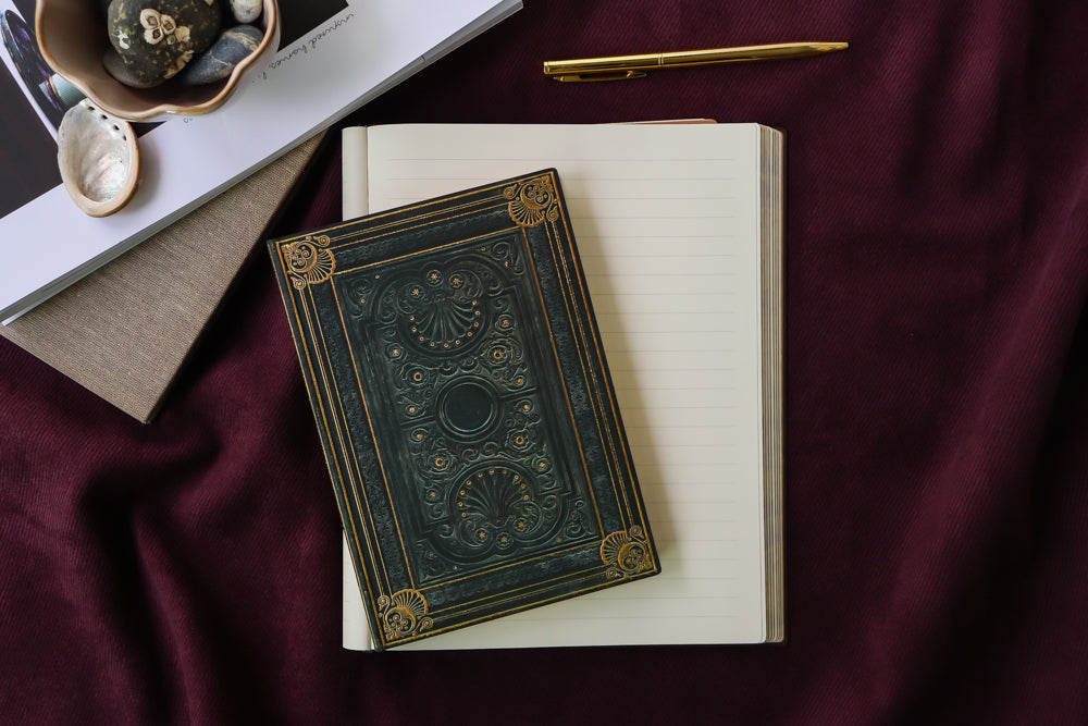 Paperblanks Nocturnelle Grande Hardback Journal – Lined, 240 Pages – design detail