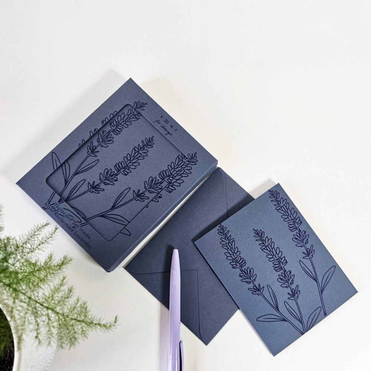 VENT ENVIRO Notecard Set – Lavender