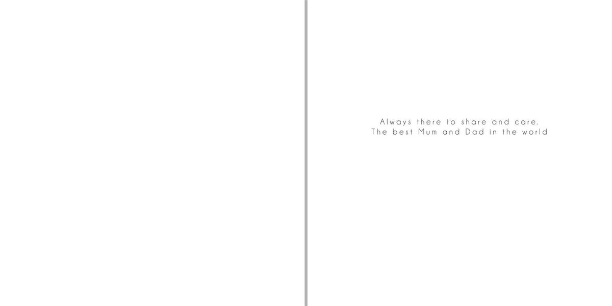To A Special Mum and Dad On Your Anniversary Greetings Card
