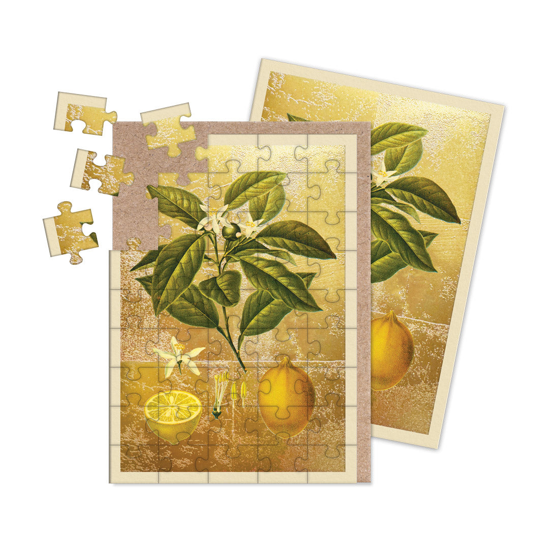 Lemons jigsaw greeting card by Ohh Deer