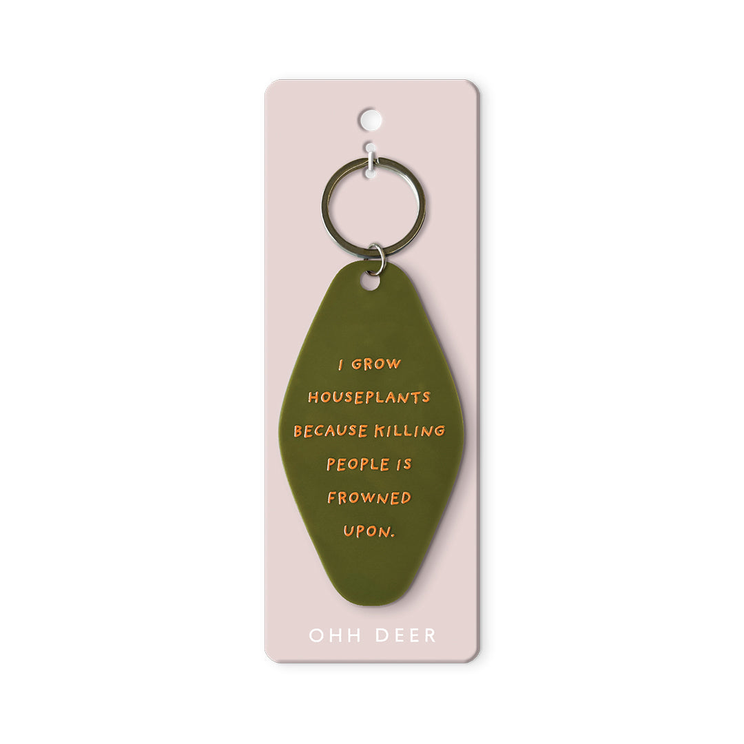I Grow Houseplants Keyring (13399)
