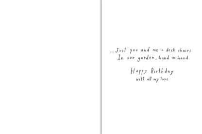 To My Husband Greetings Card
