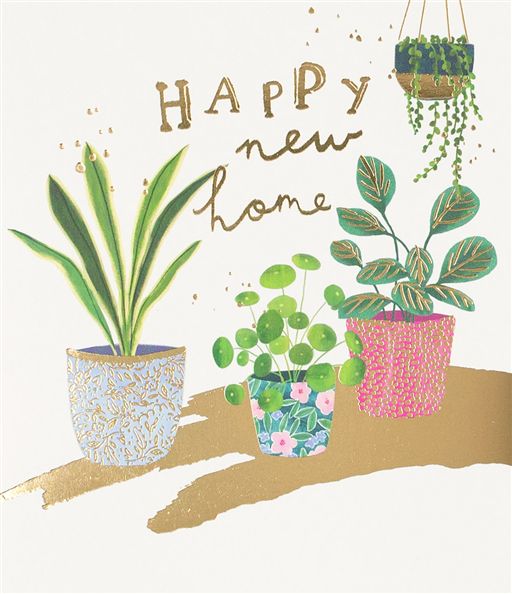 Happy New Home Greetings Card