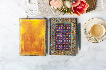 Paperblanks Ochre Ultra Softback Flexi Journal – Lined, 176 Pages – design detail