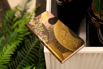 Paperblanks Ougi Mini Hardback Journal – Plain, 176 Pages – design detail