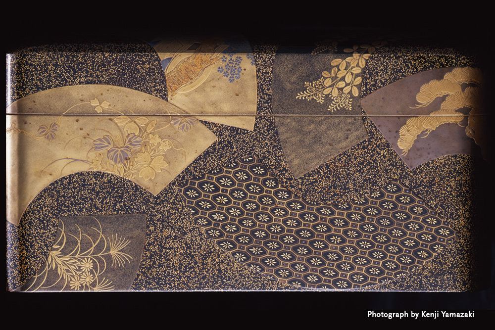 Paperblanks Ougi Mini Hardback Journal – Plain, 176 Pages – design detail