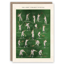 Tennis Greetings Card