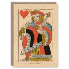 King Of Hearts Greetings Card