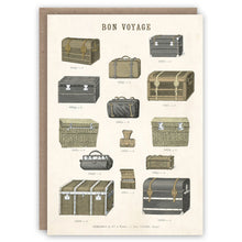 Valises Bon Voyage Greetings Card