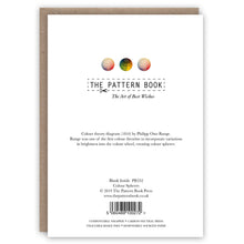 Colour Spheres Greetings Card