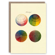 Colour Spheres Greetings Card