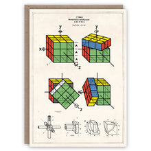 Rubik's Cube Patent Greetings Card