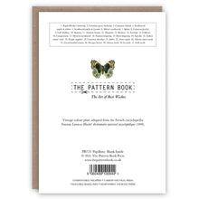 Butterfly Identification Chart Papillons Greetings Card