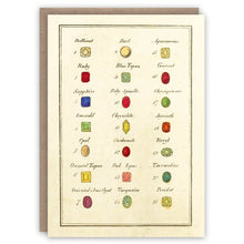 Cabinet Of Gems Greetings Card
