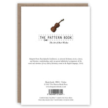 Violins Greetings Card