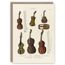 Violins Greetings Card