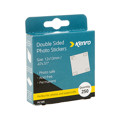 Kenro adhesive tabs box of 250