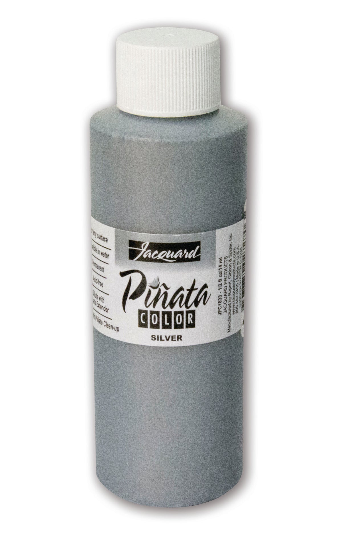Jacquard Piñata Alcohol Ink 118ml – Silver (033)