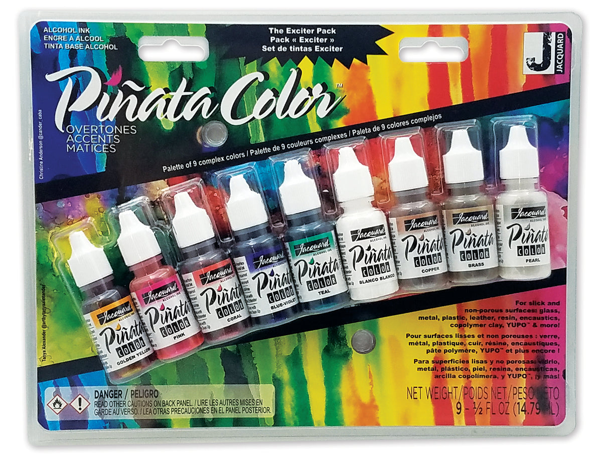 Jacquard Piñata Alcohol Ink Overtones Exciter Pack