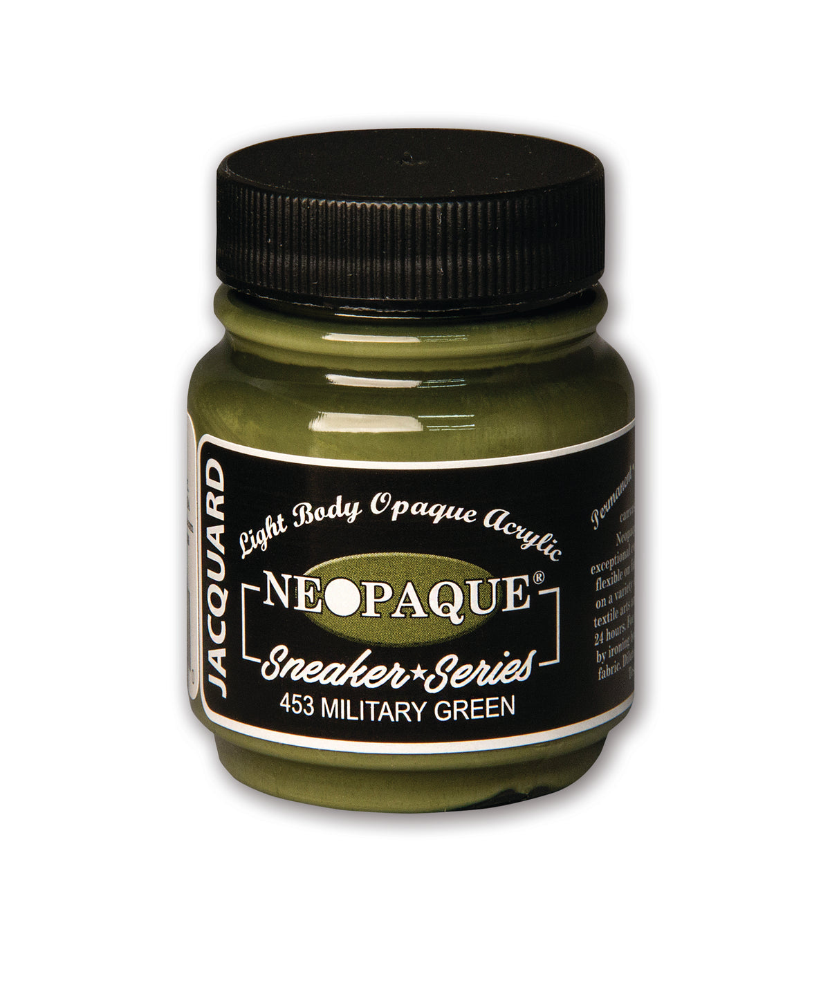 Jacquard Neopaque Fabric Paint 67ml – Military Green (453)