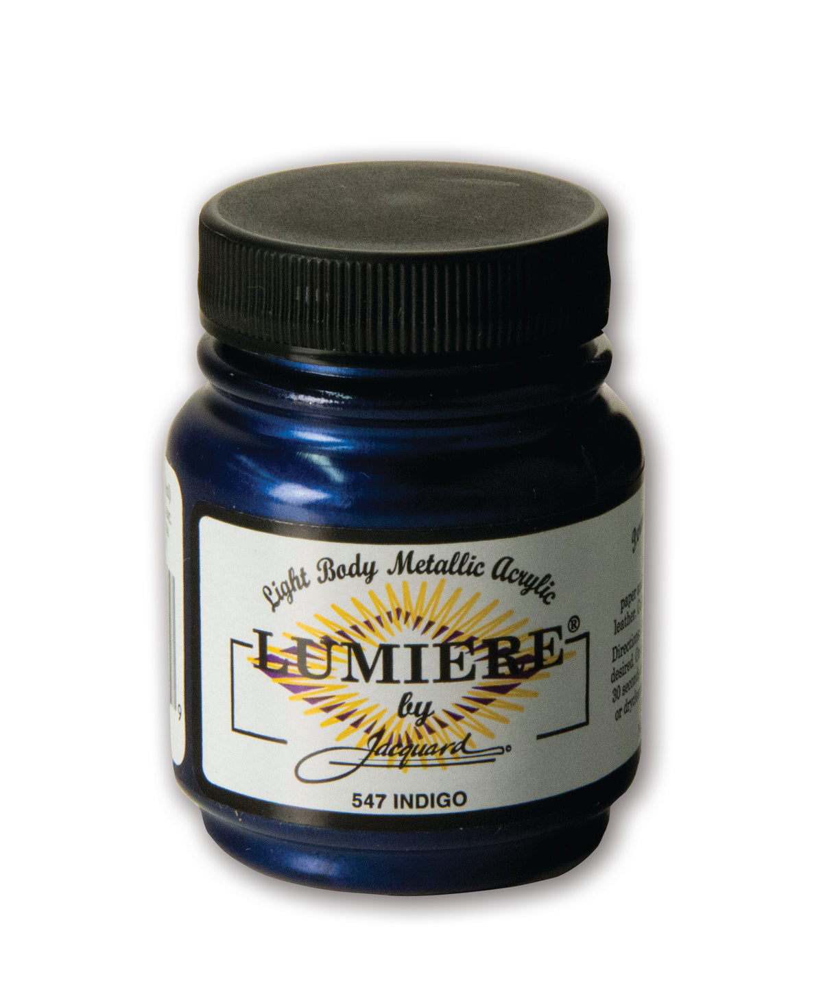 Jacquard Lumiere Fabric Paint 67ml – Indigo (547)