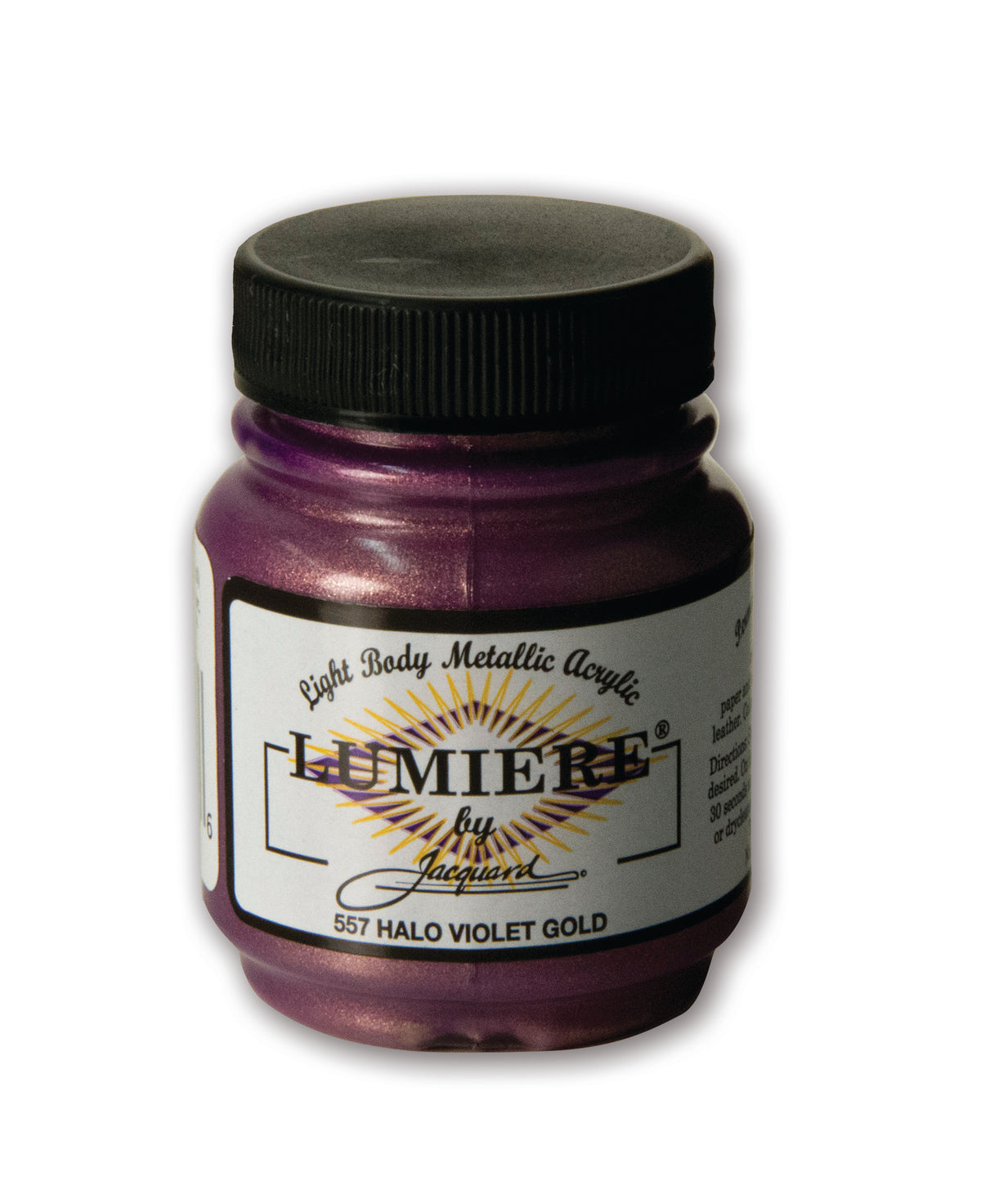 Jacquard Lumiere Fabric Paint 67ml – Halo Violet Gold (557)