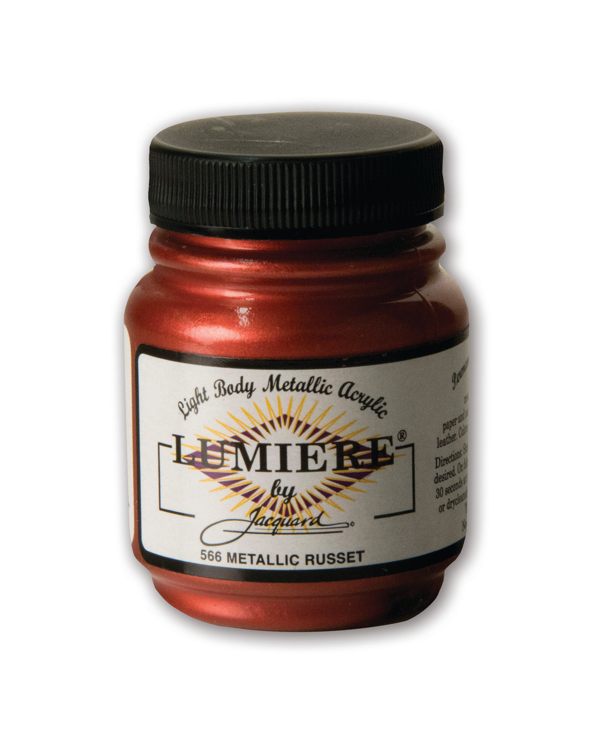 Jacquard Lumiere Fabric Paint 67ml – Metallic Russet (566)