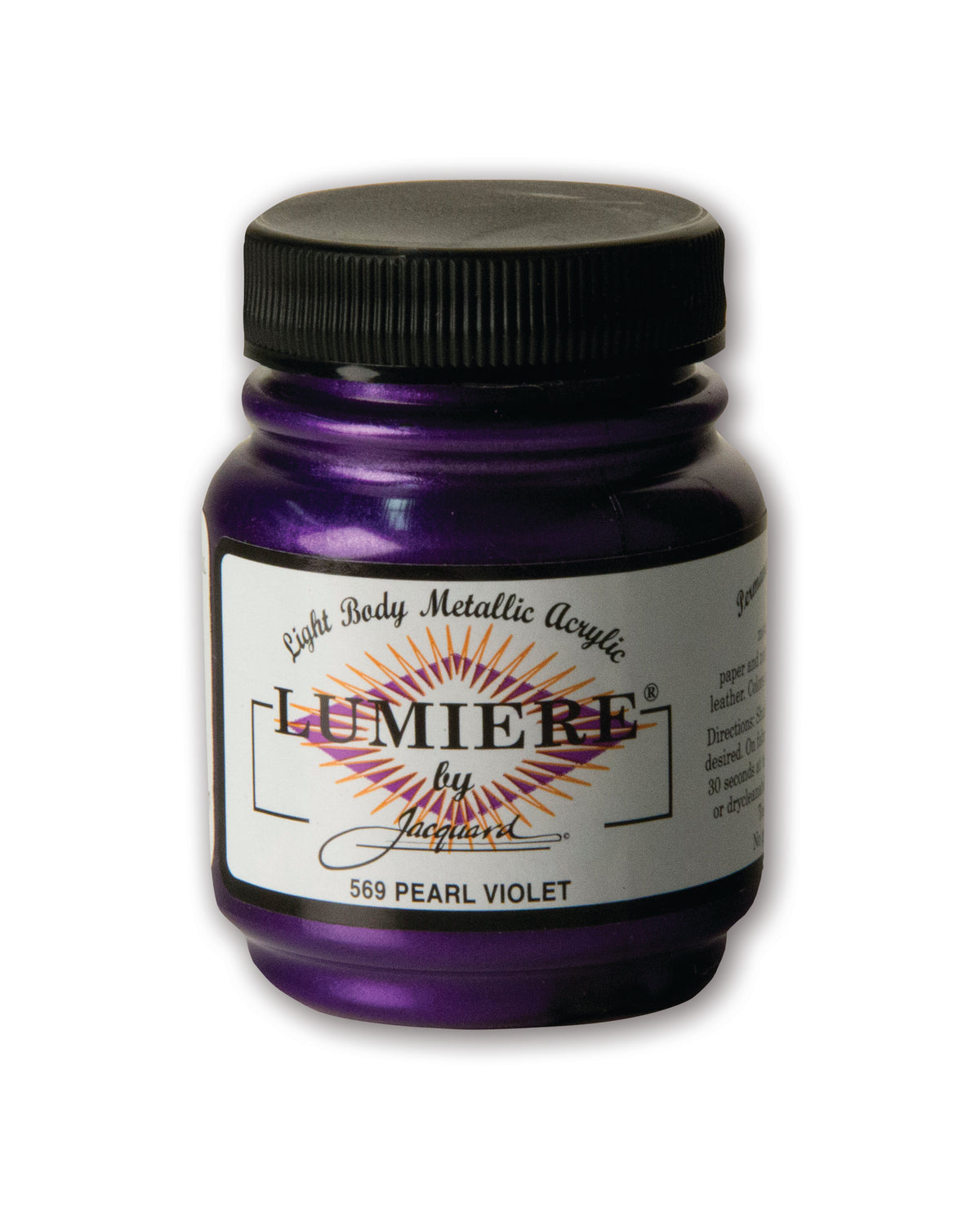 Jacquard Lumiere Fabric Paint 67ml – Pearl Violet (569)