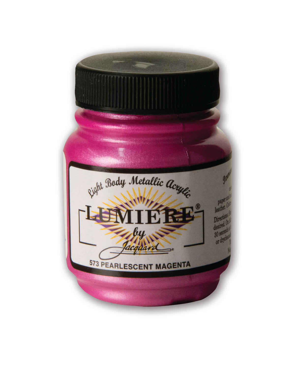 Jacquard Lumiere Fabric Paint 67ml – Pearl Magenta (573)