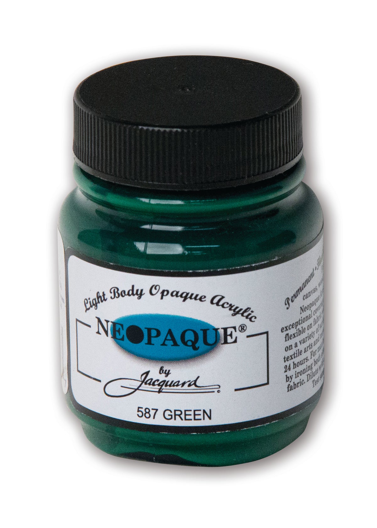 Jacquard Neopaque Fabric Paint 67ml – Green (587)