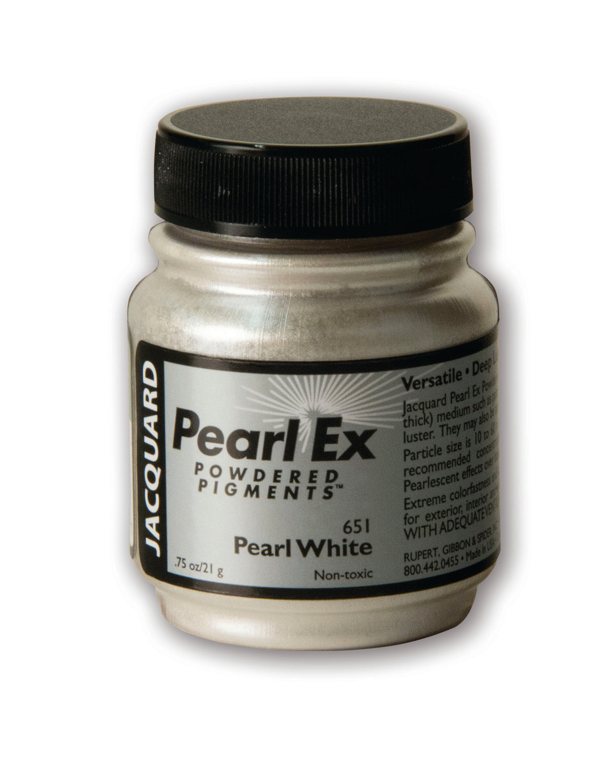 Jacquard Pearl Ex Pigment Powder 21g – Pearl White (651)