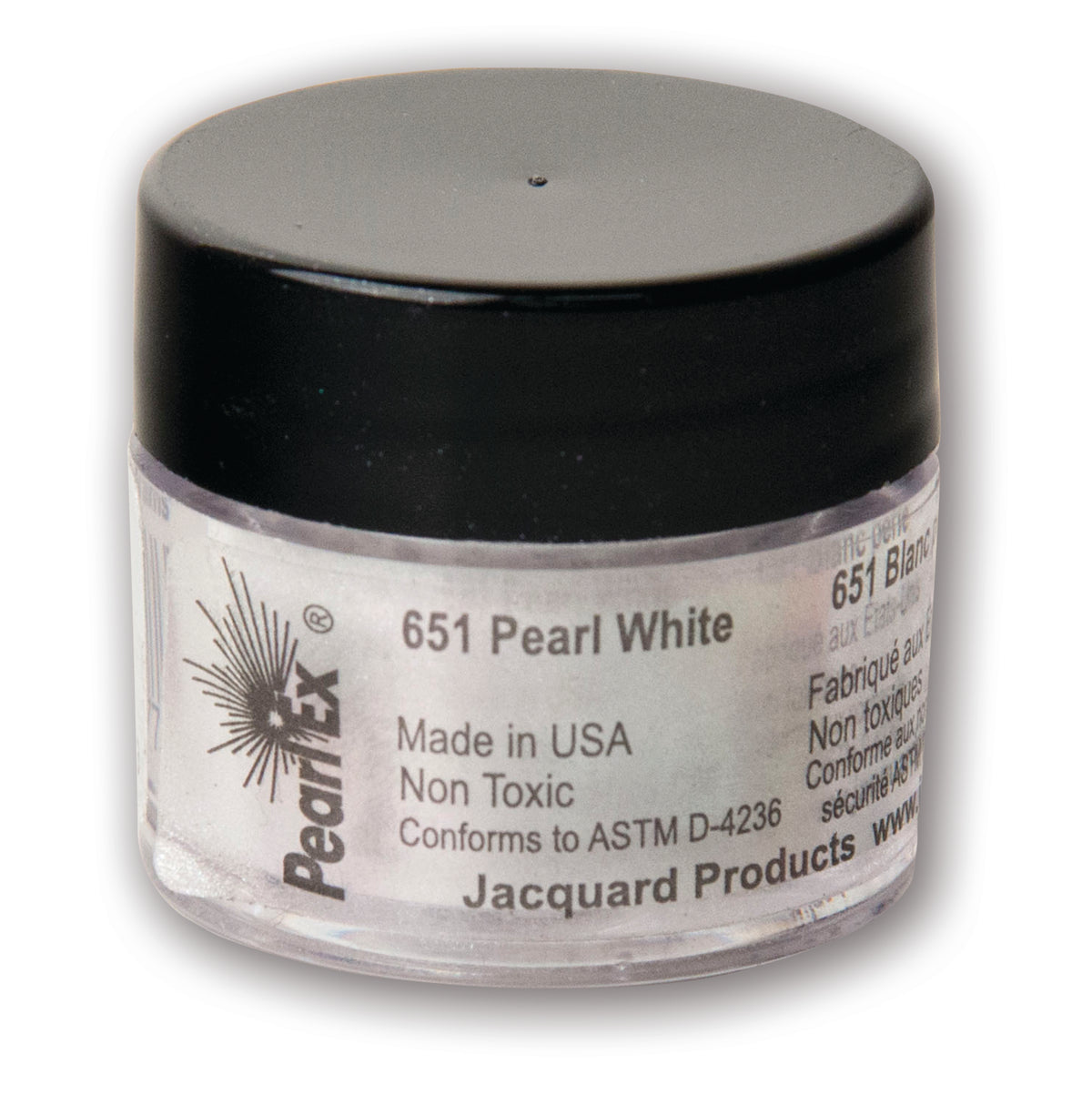 Jacquard Pearl Ex Pigment Powder 3g – Pearl White (651)