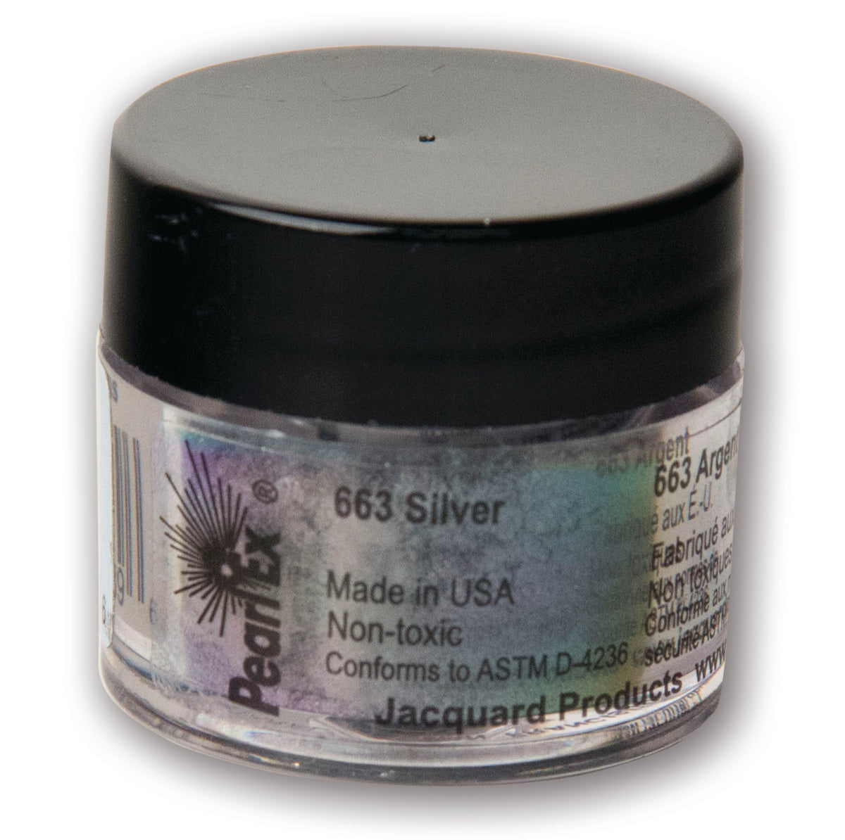 Jacquard Pearl Ex Pigment Powder 3g – Silver (663)