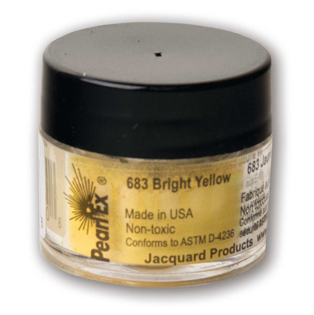 Jacquard Pearl Ex Pigment Powder 3g – Bright Yellow (683)