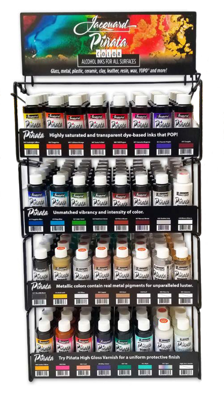 Jacquard Piñata Alcohol Ink 118ml Retail Package – 32 Colours x 3